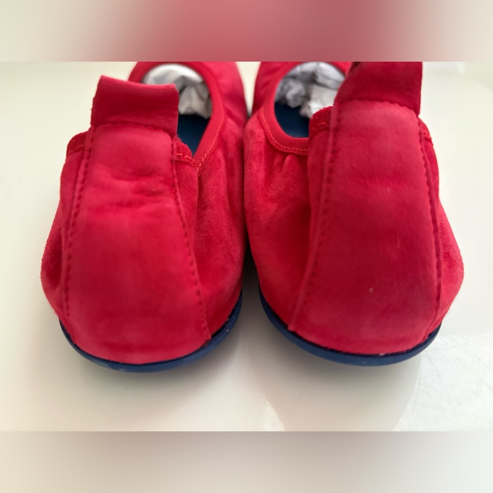 NUR ITALY The VALENTINA - NAPPA
Leather Foldable Ballerina Flats Red Size 39/8.5 - Picture 5 of 10